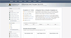 Desktop Screenshot of fernglastest.com